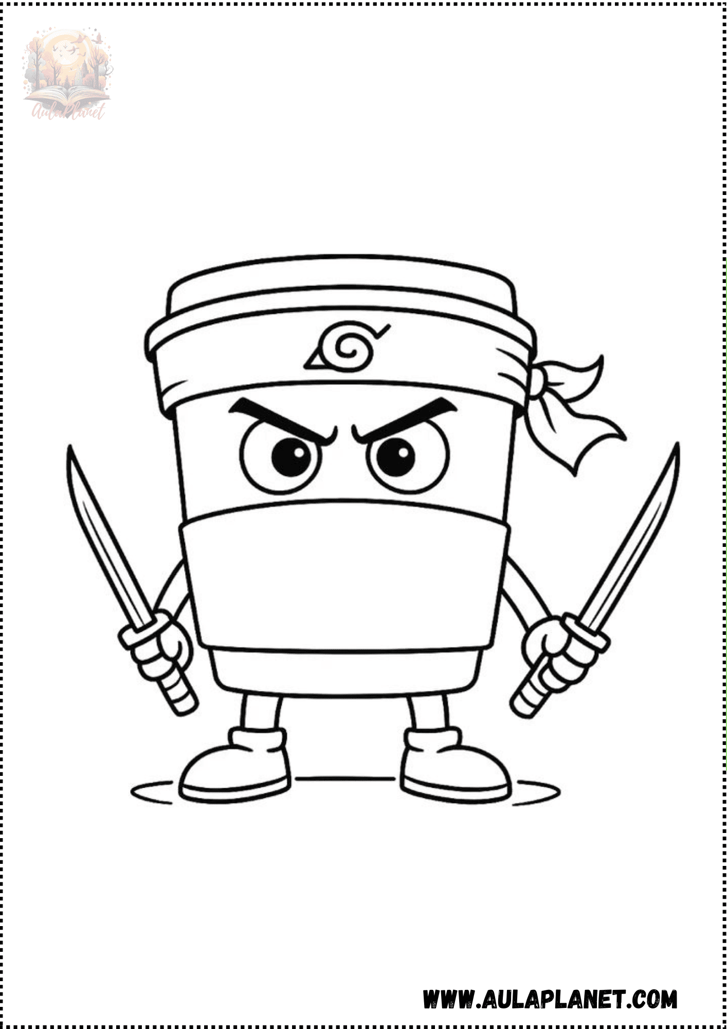 Disegni di Cappuccino Assassino da Colorare