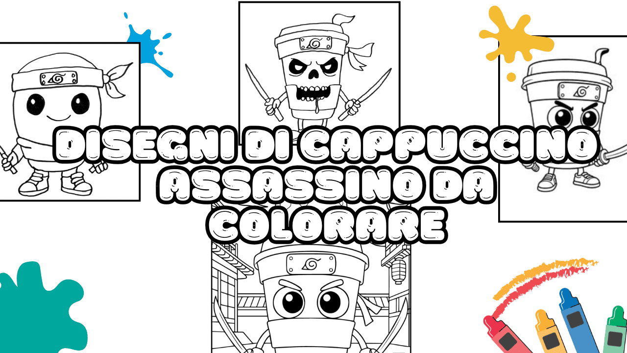 disegni di Cappuccino Assassino da colorare
