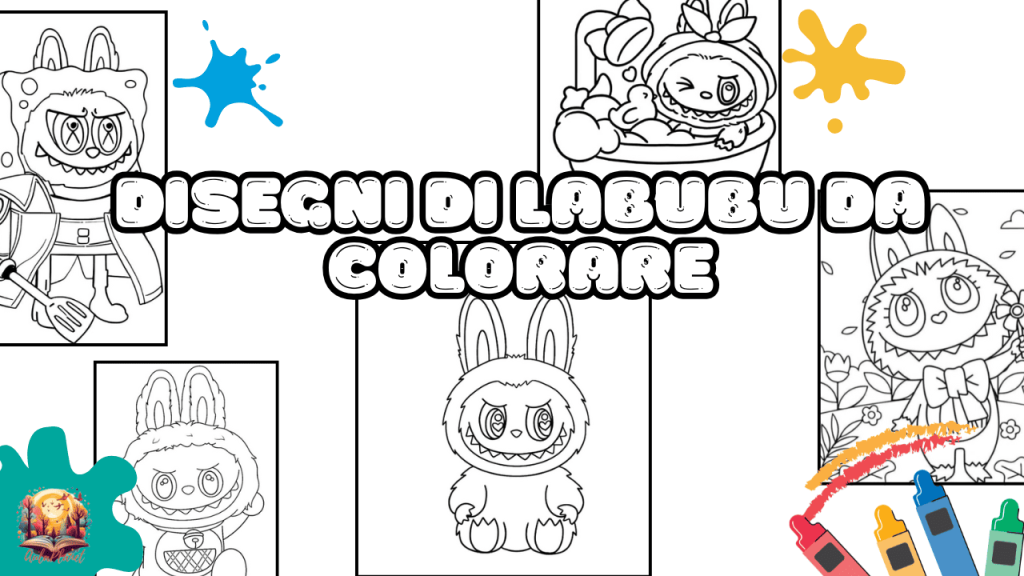 Disegni di Labubu da Colorare