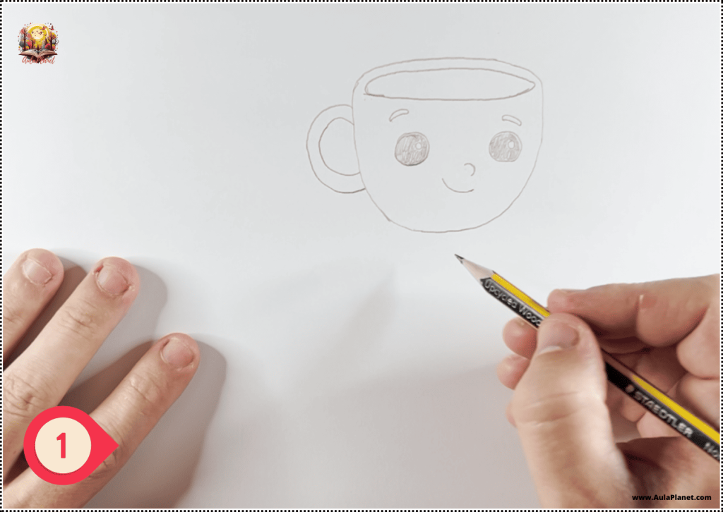 How to Draw Baby Ballerina Cappuccina Step 1