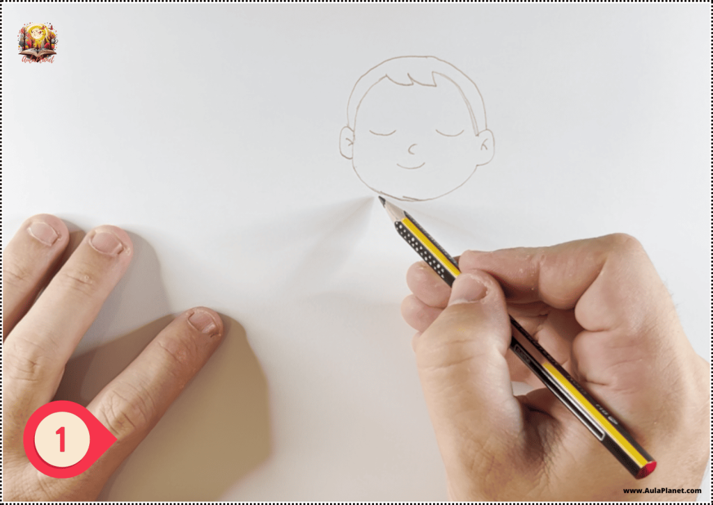 How to Draw Baby Player 222 Step 1