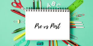 Pre vs Post