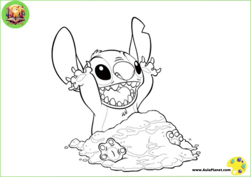Stitch Boyama Sayfaları