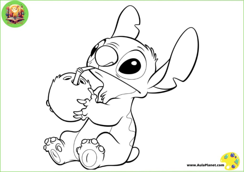 Stitch kleurplaten