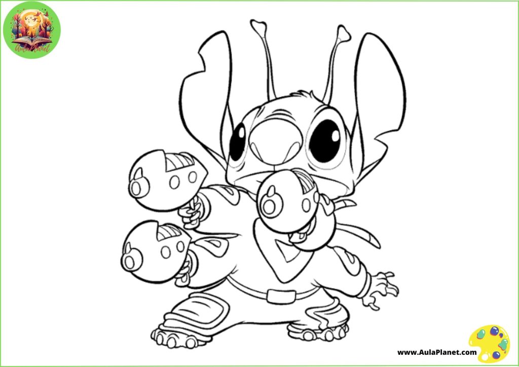 Stitch kleurplaten