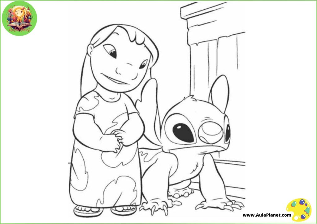 Stitch kleurplaten