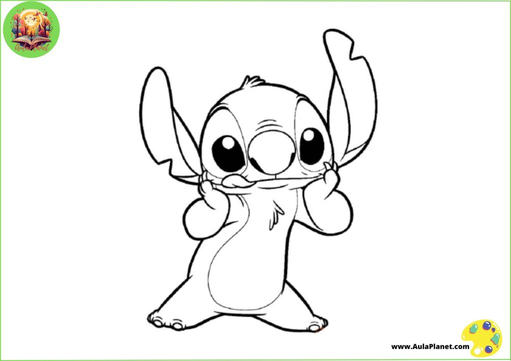 Stitch kleurplaten