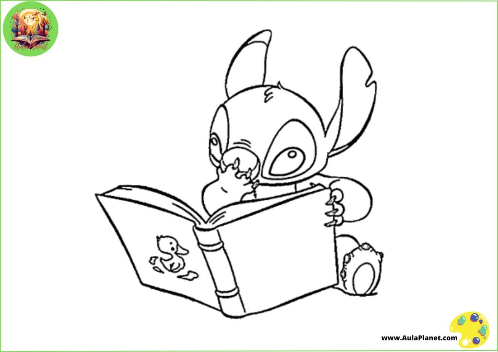 Stitch kleurplaten