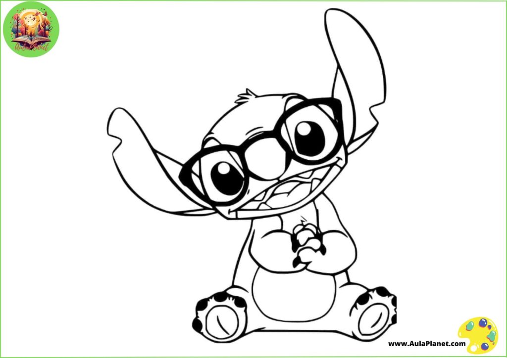 Stitch kleurplaten