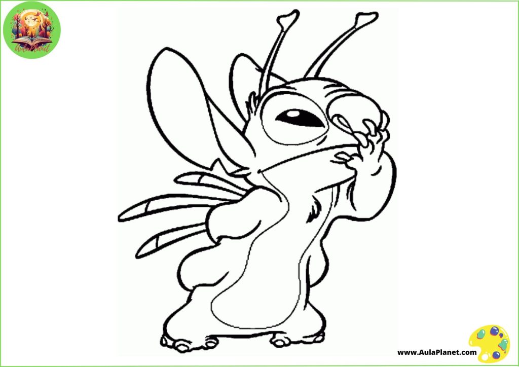 Stitch kleurplaten