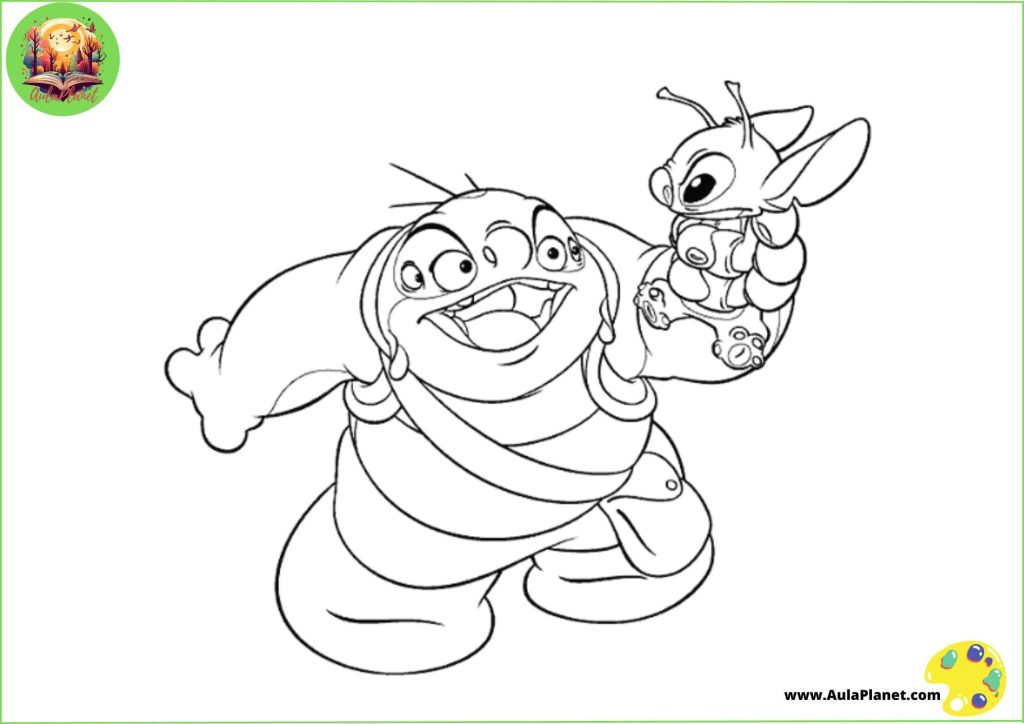 Stitch kleurplaten