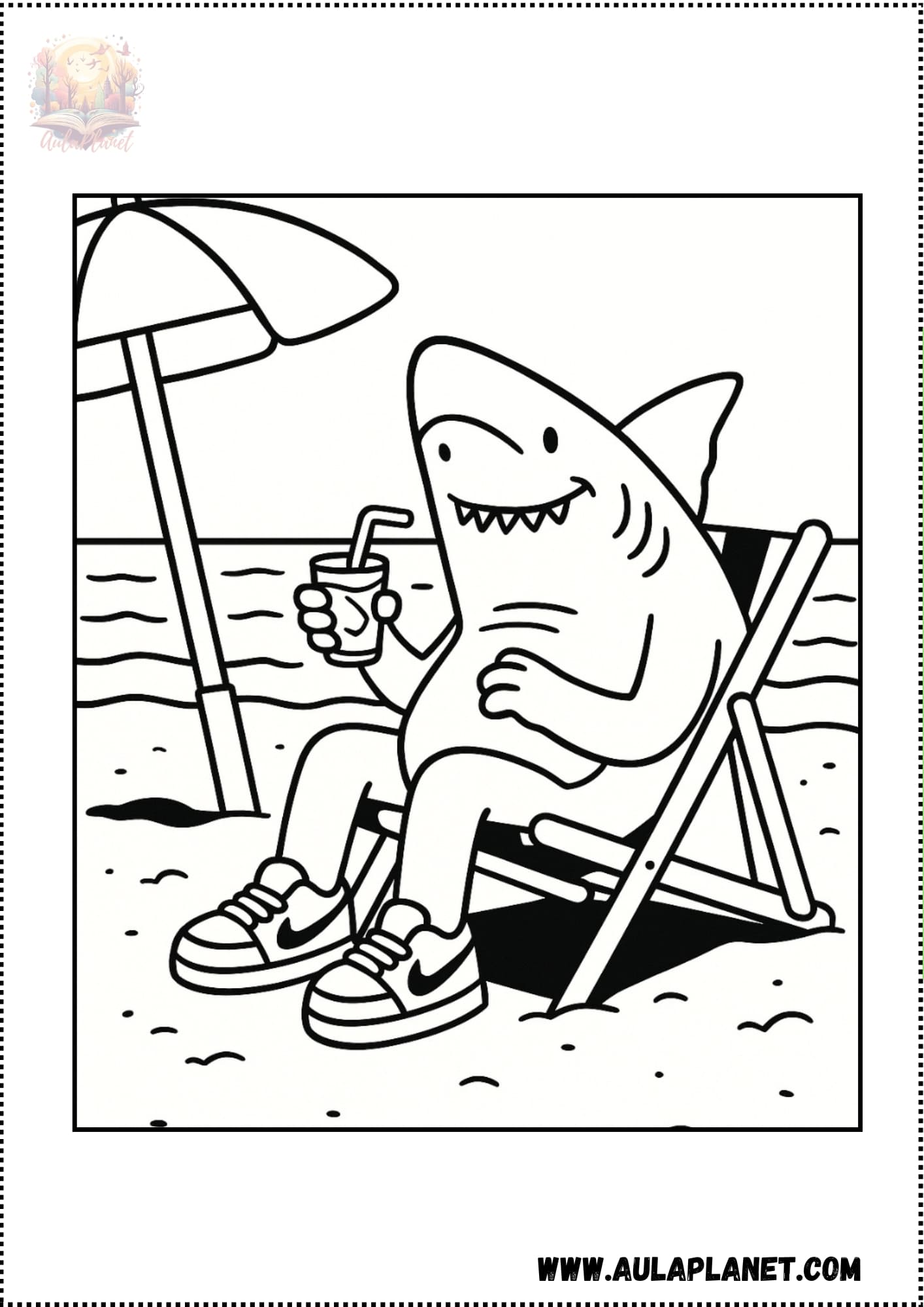 Tralalero Tralala Coloring Pages