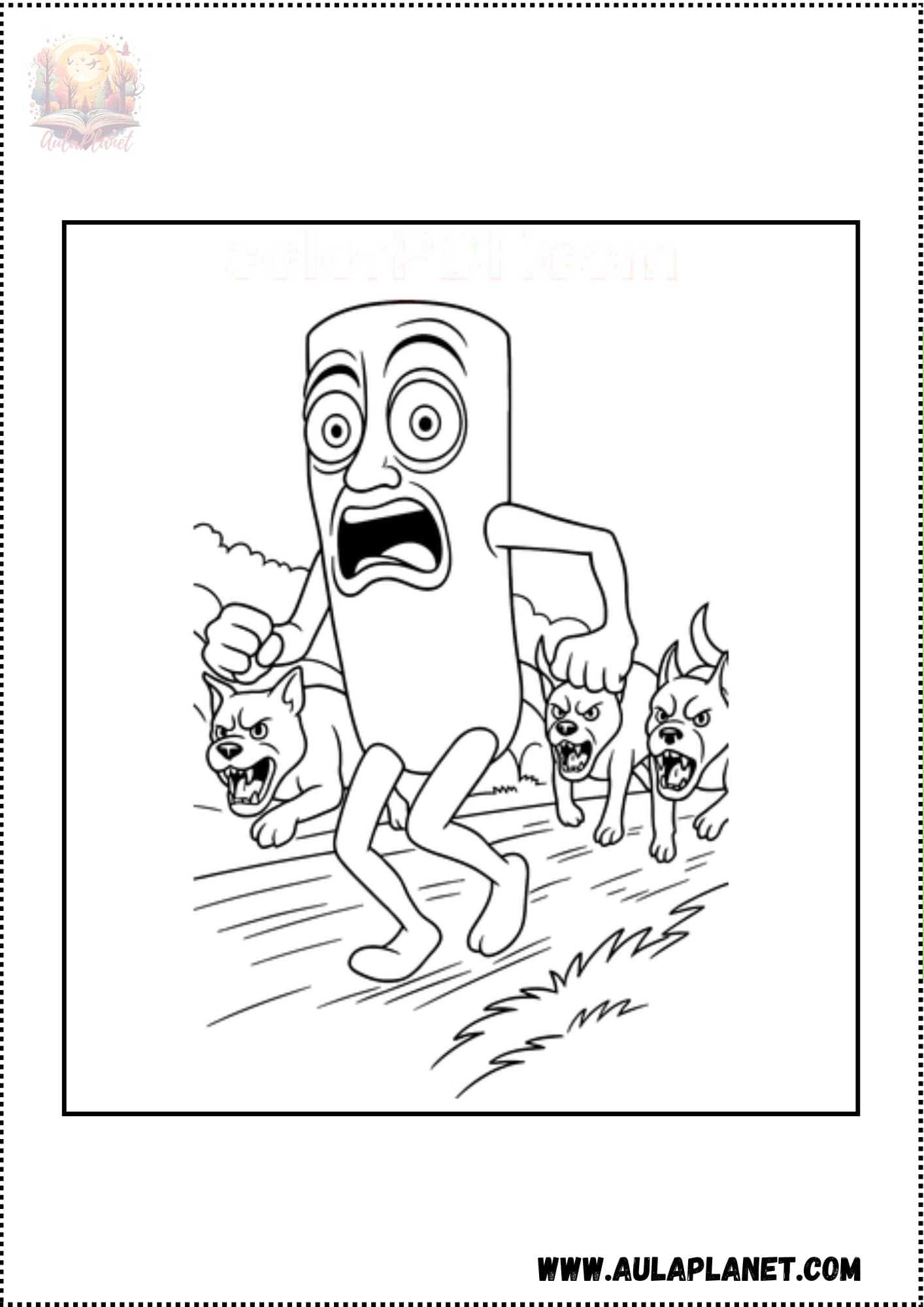 Tung Tung Tung Sahur para Colorear