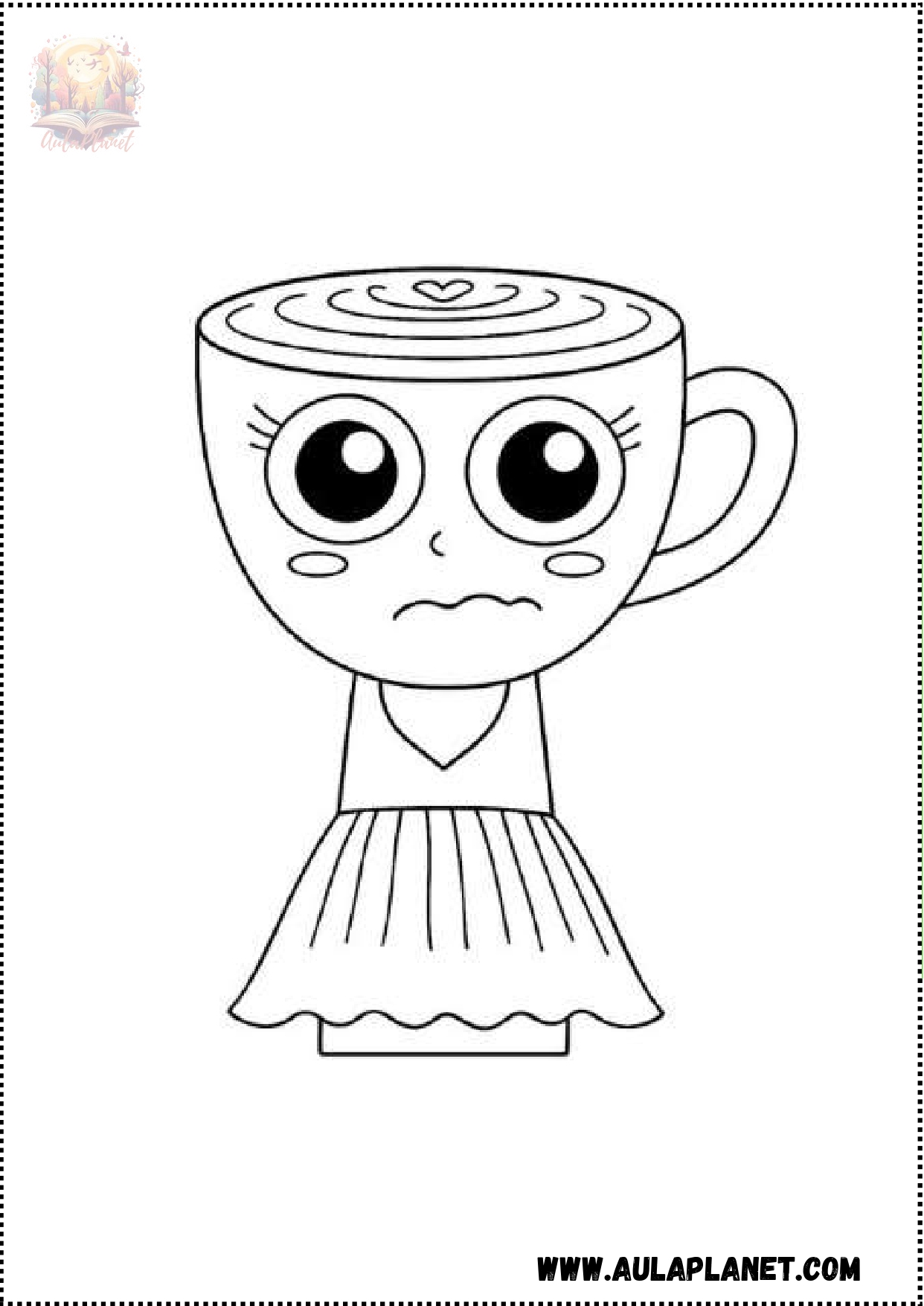 Ballerina Capuchina para Colorear