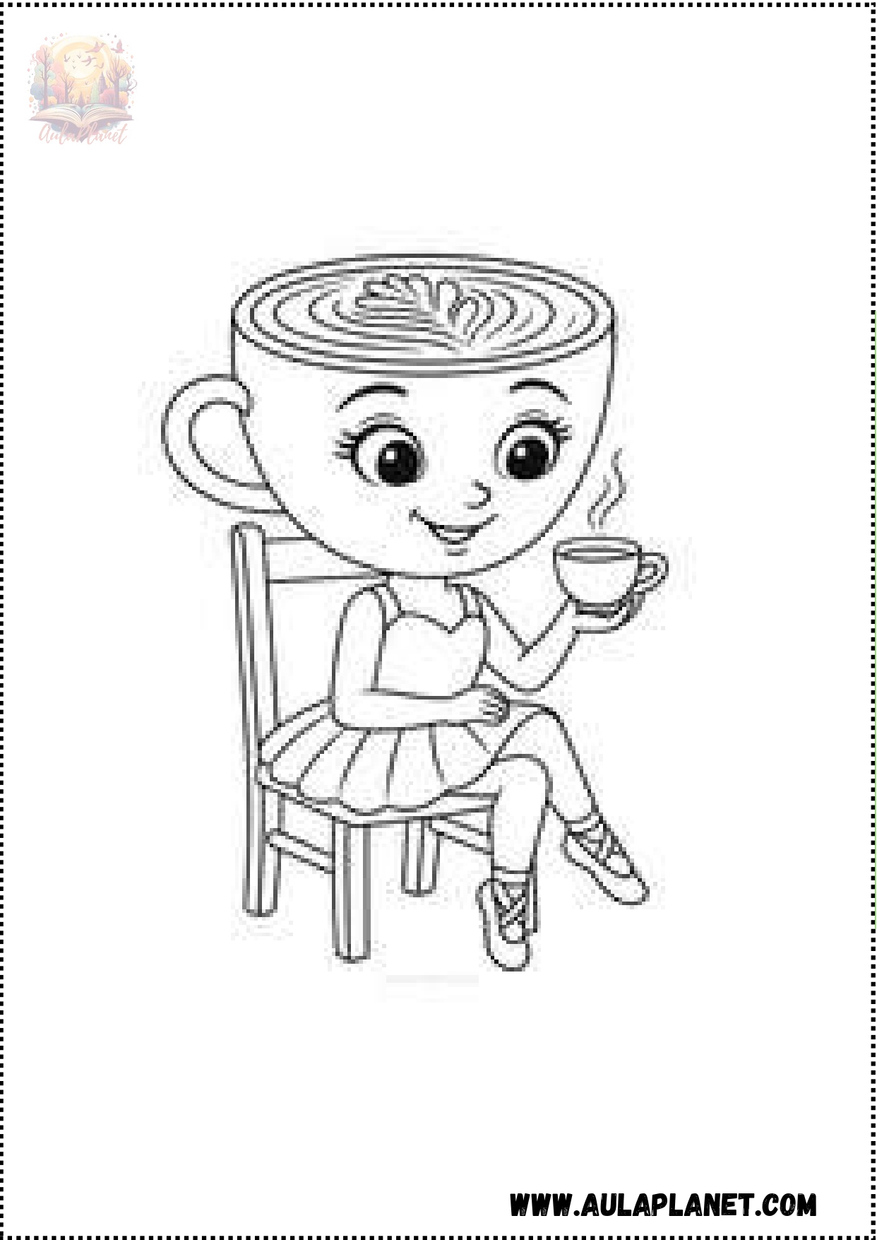 Ballerina Capuchina Coloring Pages