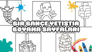 Bir Bahçe Yetiştir Boyama Sayfaları