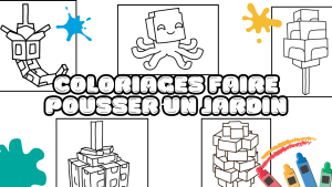 Coloriages Faire pousser un jardin
