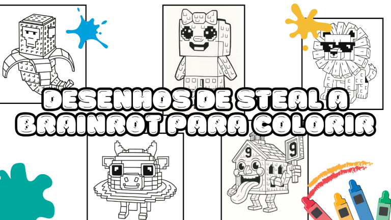 Desenhos de Roube um Brainrot para Colorir – Imprimir e Baixar Grátis