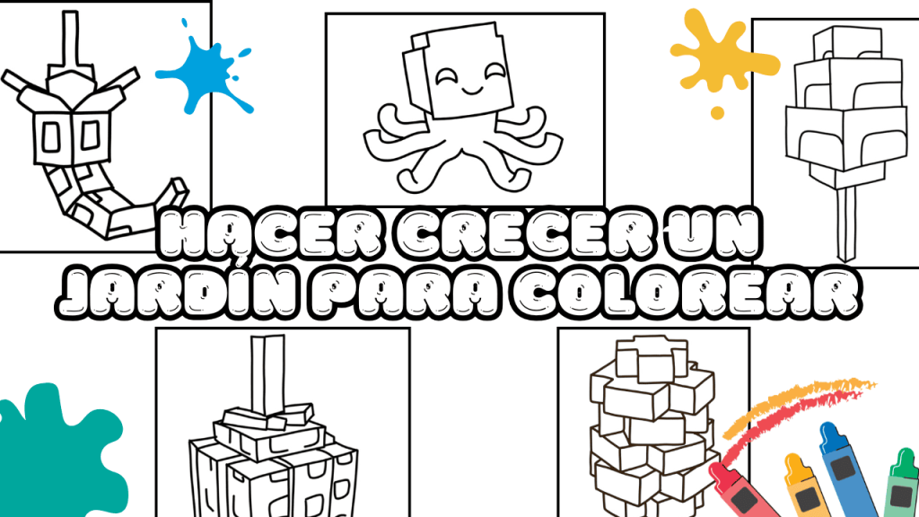 Dibujos de Hacer crecer un jardín para Colorear