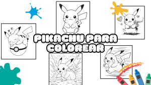 Dibujos de Pikachu para Colorear