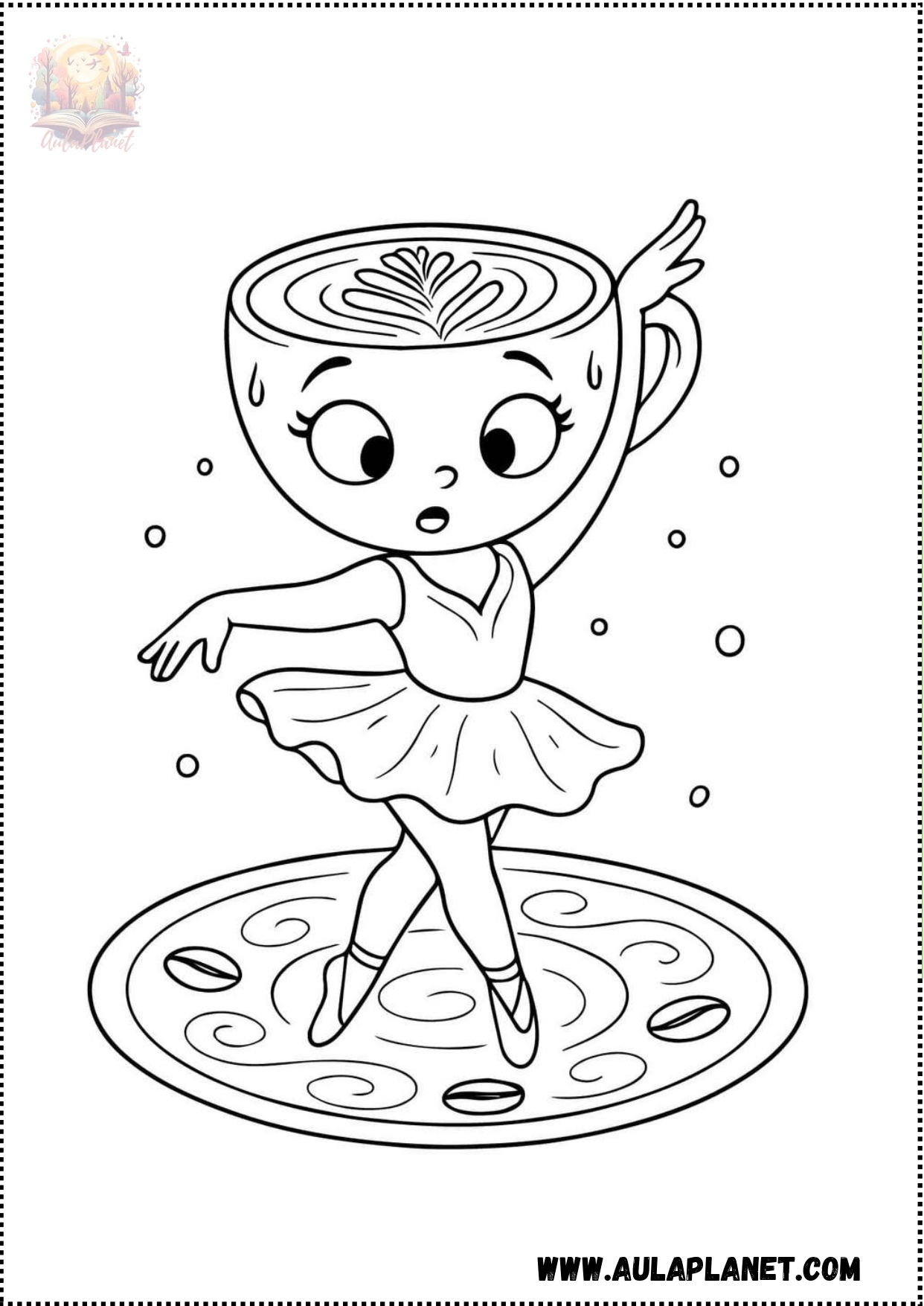 Disegni di Ballerina Capuchina da colorare