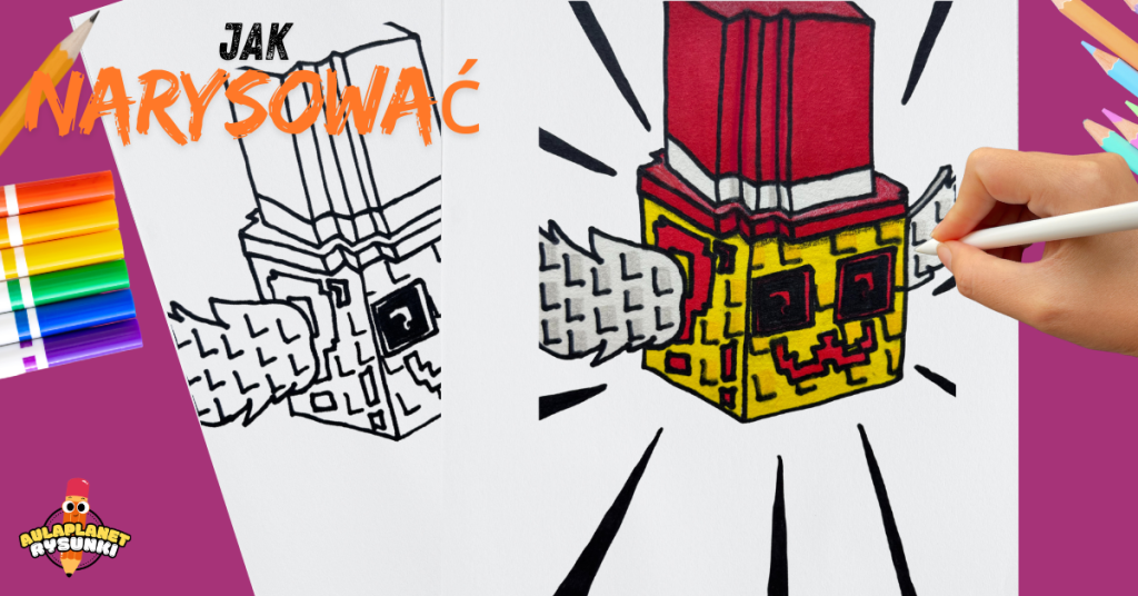 Jak narysować nowego Lucky Block Admin z Ukraść Brainrot (Roblox)