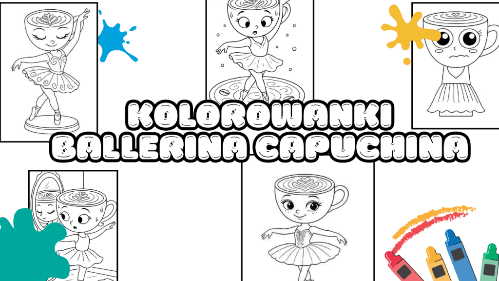 Kolorowanki Ballerina Capuchina