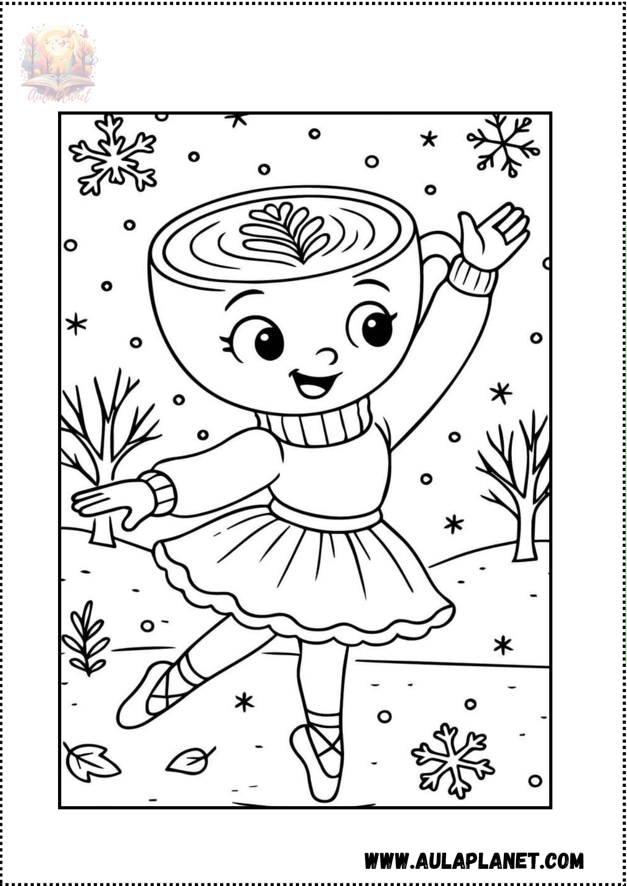 Kolorowanki Ballerina Capuchina