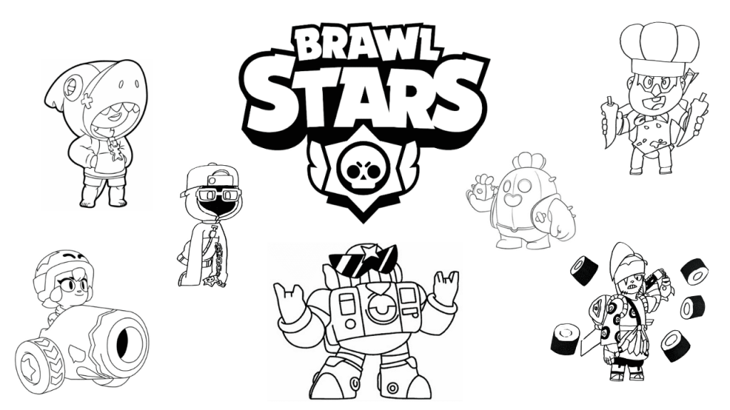 Kolorowanki Brawl Stars