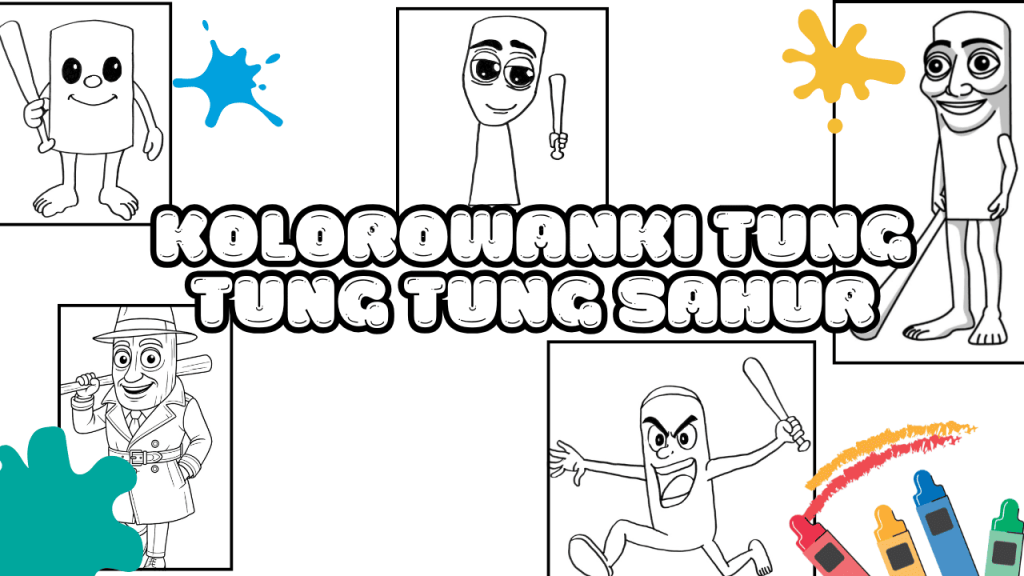 Kolorowanki Tung Tung Tung Sahur