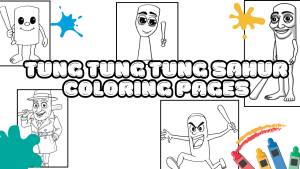 Tung Tung Tung Sahur Coloring Pages