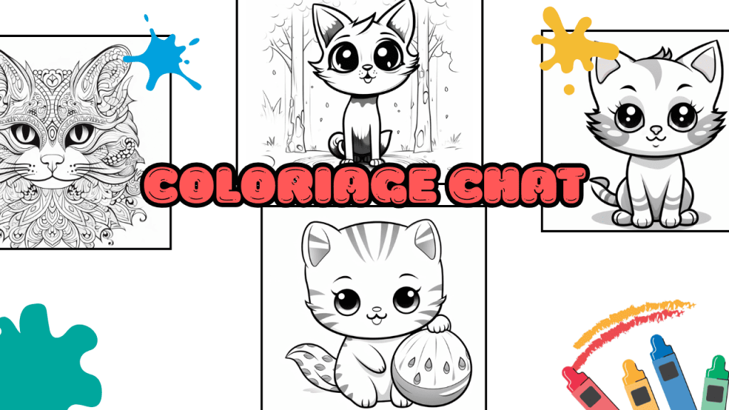 Coloriage chat