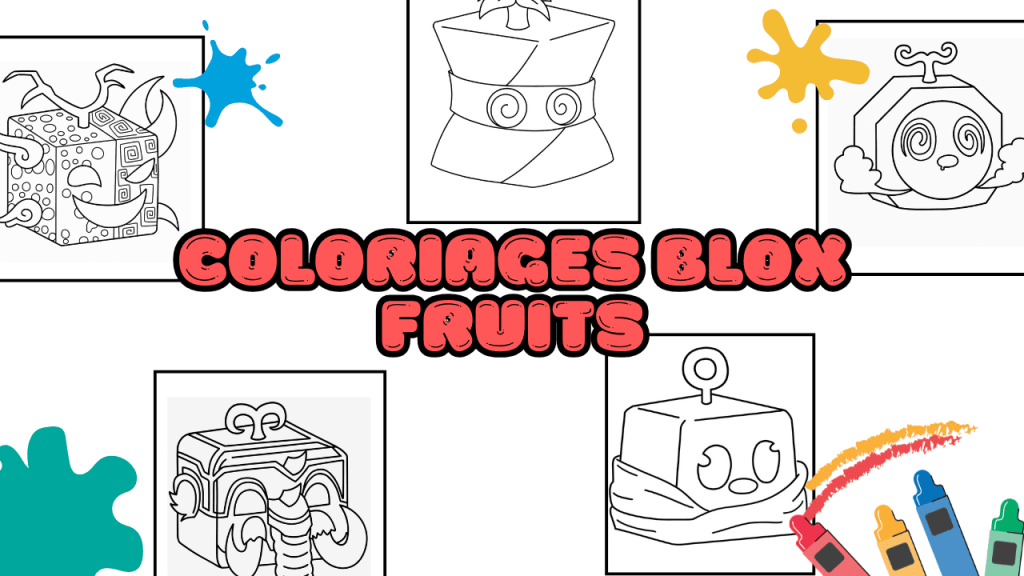 Coloriages Blox Fruits