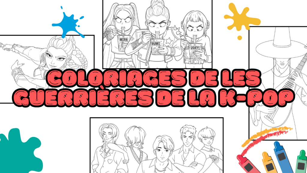 Coloriages de Les Guerrières de la K-pop