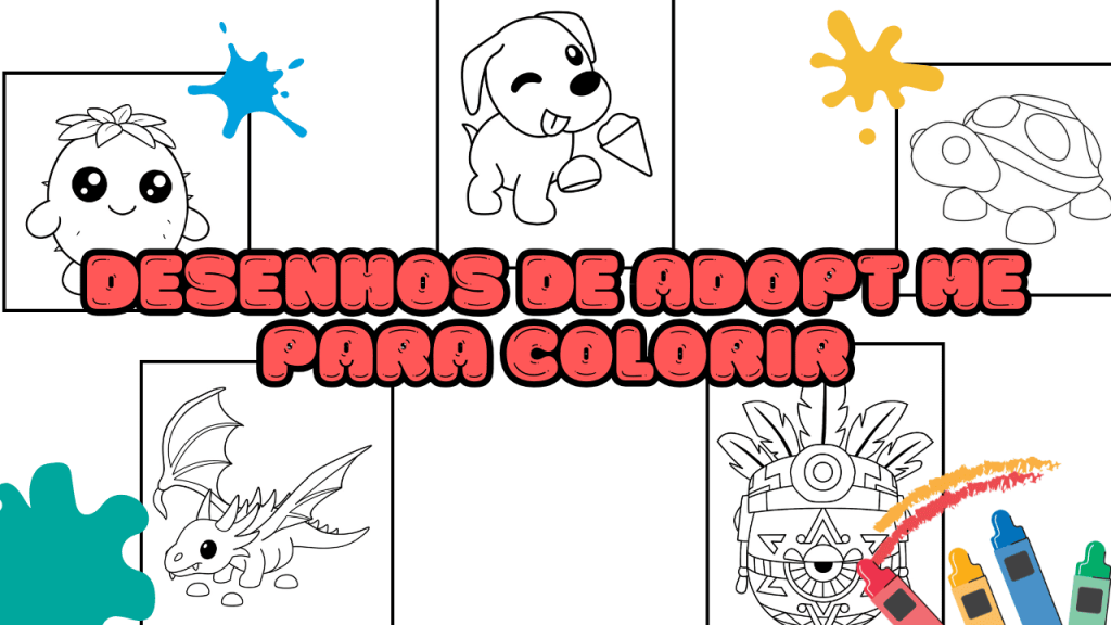 Desenhos de Adopt Me para Colorir