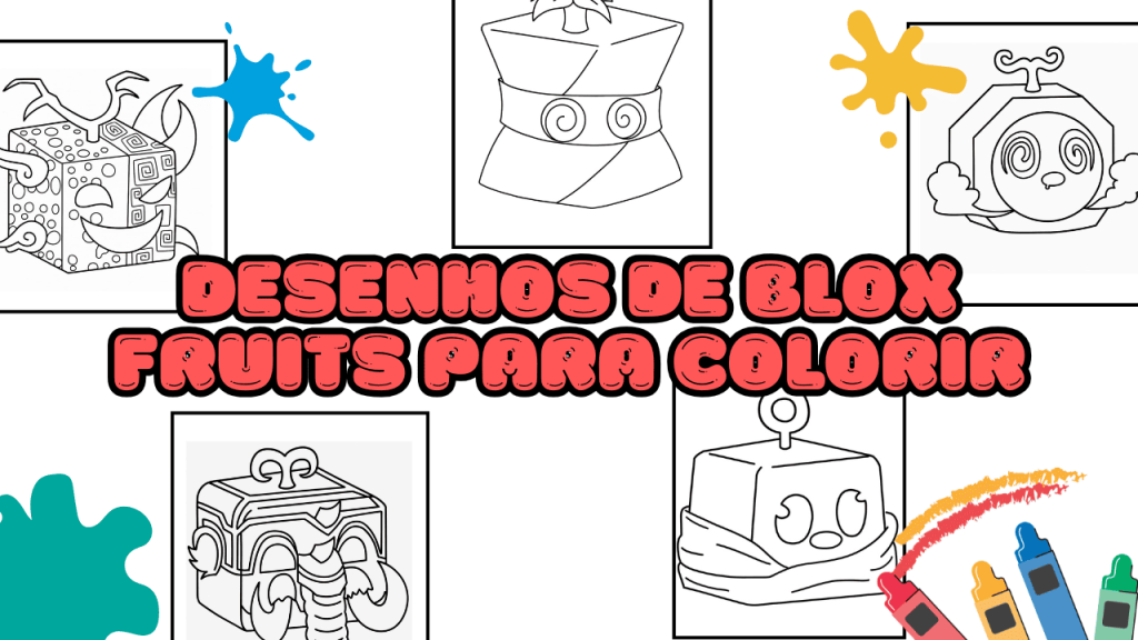 Desenhos de Blox Fruits para Colorir