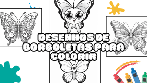 Desenhos de borboletas para colorir