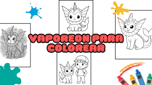 Dibujos de Vaporeon para Colorear