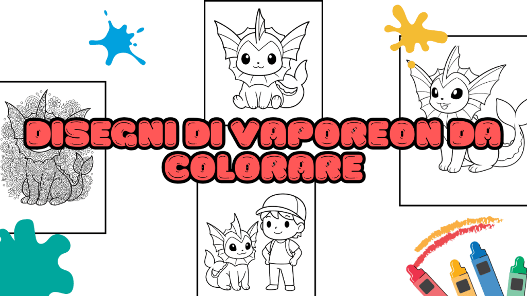 Disegni di Vaporeon da Colorare