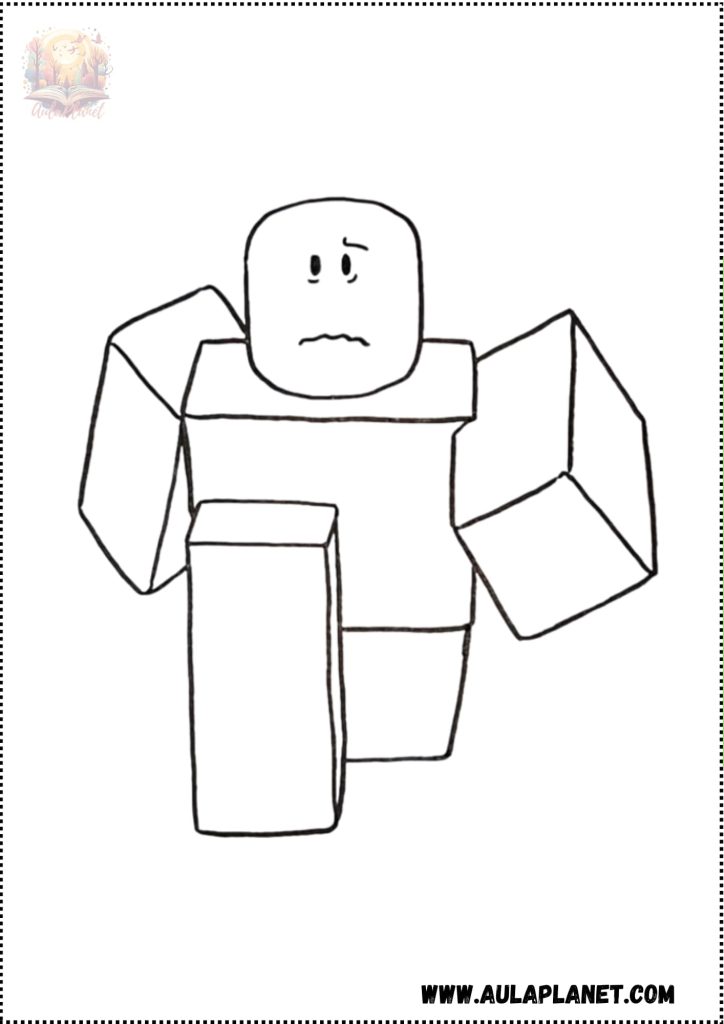 Noob Coloring Page – Forsaken