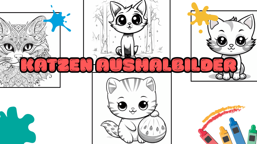 Katzen Ausmalbilder