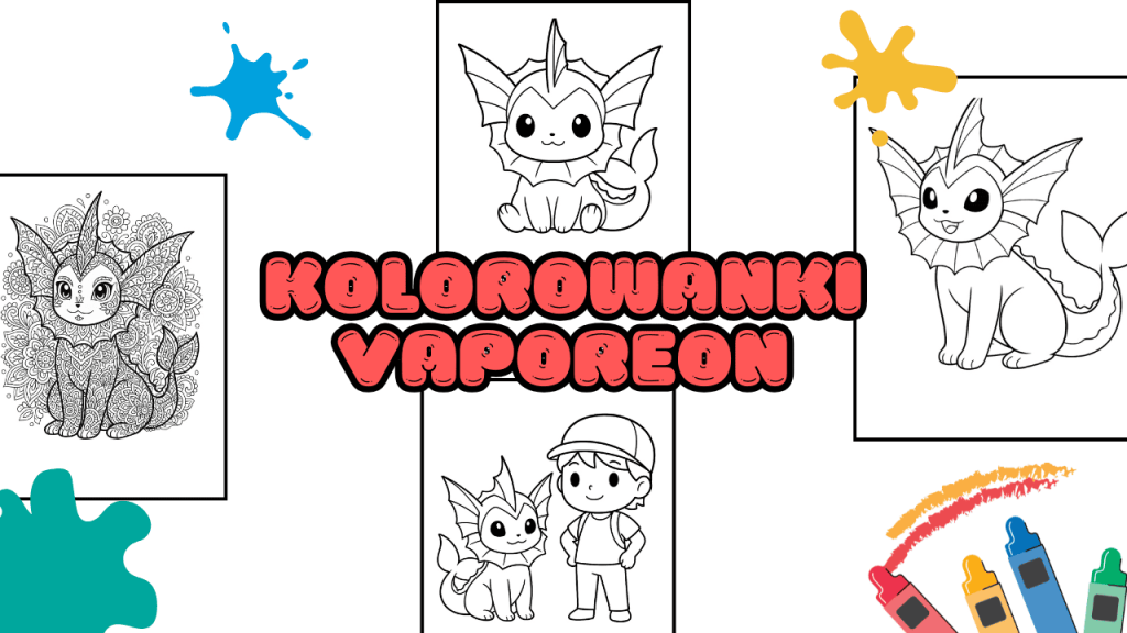 Kolorowanki Vaporeon