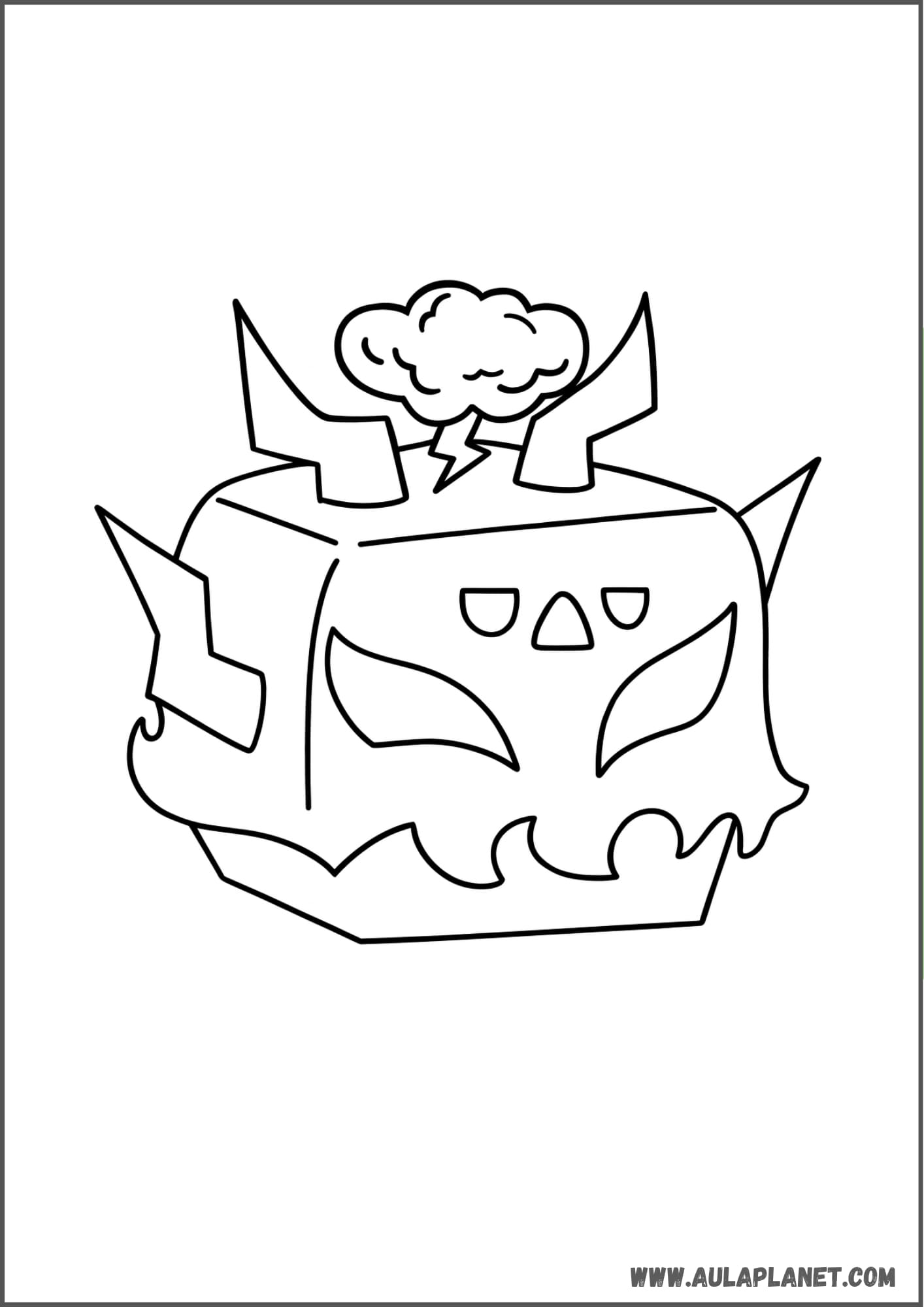 رسمة بلوكـس فروتس – فاكهة لايتنينغ (رَمل)