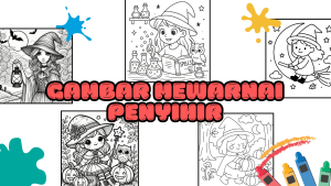 Gambar Mewarnai Penyihir