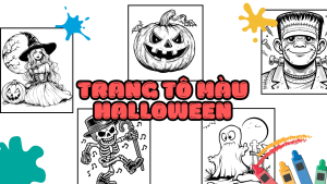 Trang Tô Màu Halloween