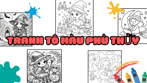 Tranh tô màu Phù Thủy