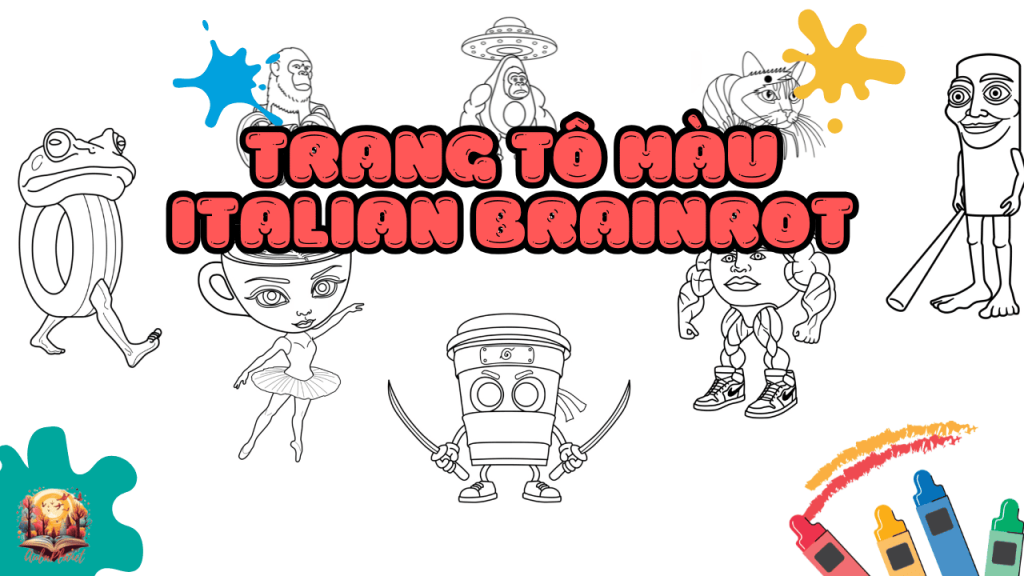Trang Tô Màu Italian Brainrot