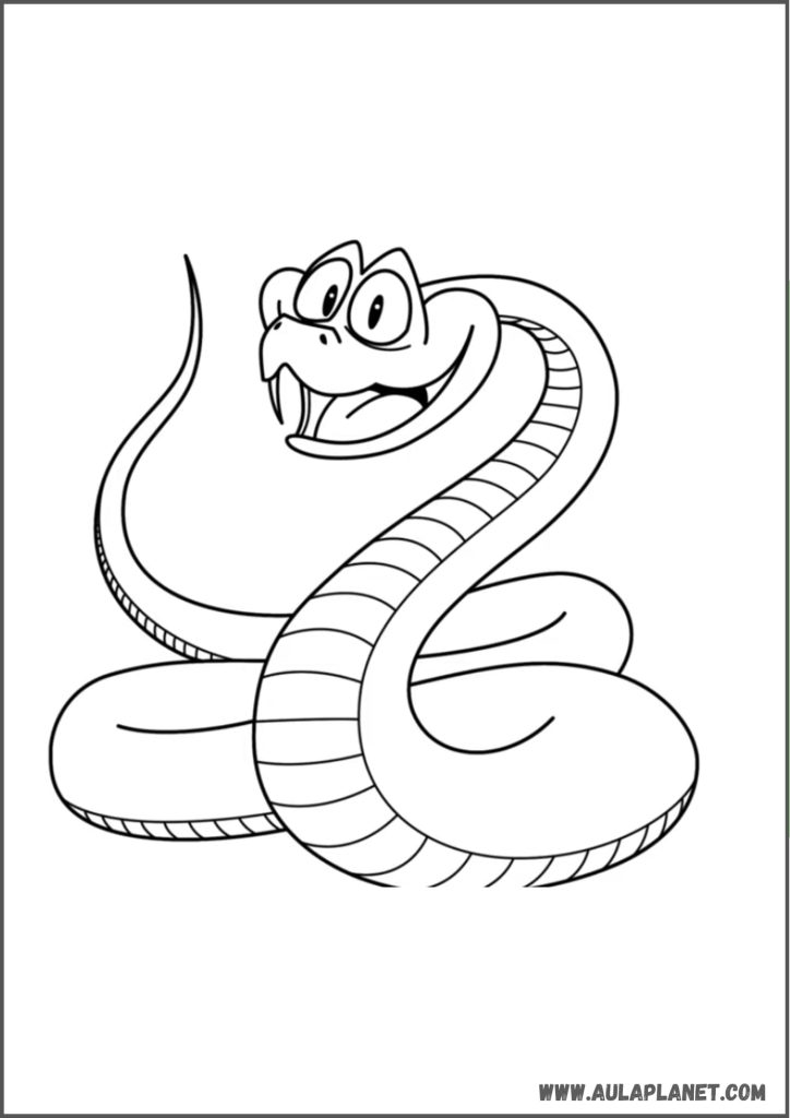 Gambar mewarnai Zootopia 2 – Gary the Snake