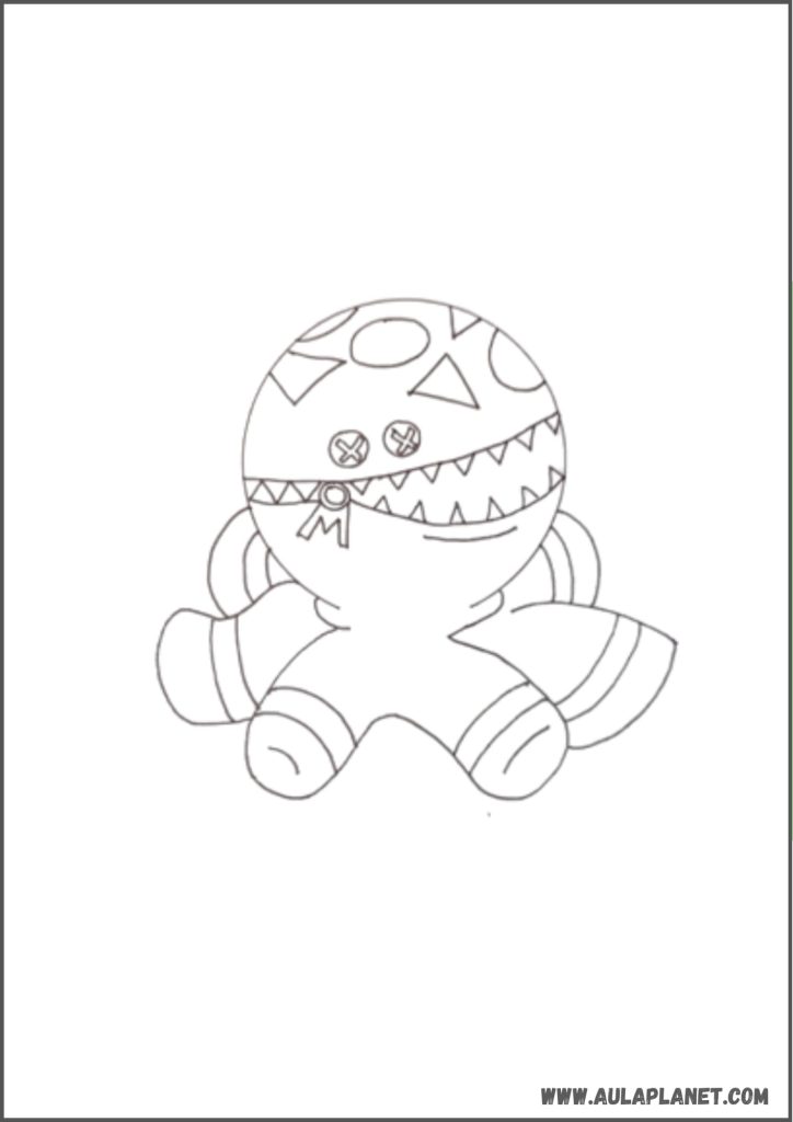 Bubby Chumz Poppy Playtime Capítulo 5 Desenho para Colorir