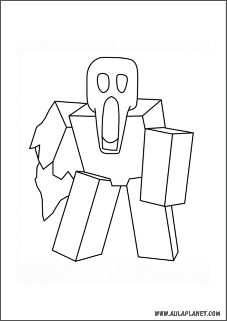 Screamer John Doe Coloring Page – Forsaken